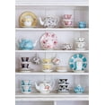 thumbnail image 2 of Royal Albert 100 Years Teacup & Saucer, 5 Piece Set 1950-1990, Bone China, Multicolor, 4.98 lb, 2 of 6