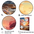 thumbnail image 3 of Designart "Dusk Clouds Fluid Ink View I" Clouds Floater Framed Wall Art Prints, 3 of 5