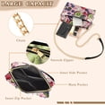 thumbnail image 3 of FORMRS Women Crossbody Purse with Chain Strap Vegan Leather Shoulder Handbag, Pink Kiwi, 3 of 7