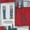Red Houses With Blue Windows, variant on Vzayyk 4T-14Y Size Aviliable Cozy One-Piece Footless Sleeper Pajama Red Houses with Blue Windows