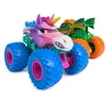 thumbnail image 2 of Monster Jam, Dragon Vs. Sparkle Smash Die-Cast Monster Trucks, 1:64 Scale, Kids Toys for Boys Ages 3 and up, 2 of 6