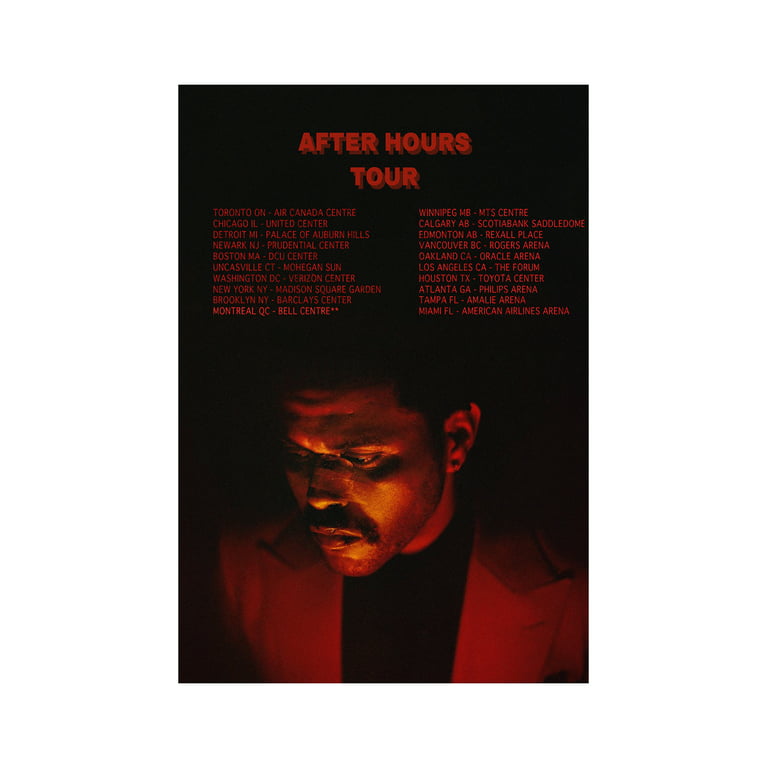 The Weeknd Poster After Hours Album Cover Poster for Boys Room