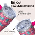 thumbnail image 4 of 20OZ Unicorn Tumbler with Handle Double Wall Insulated Cup Great Gifts for Women Perfect for Birthday Christmas and Grocery Shopping Trips, 4 of 6