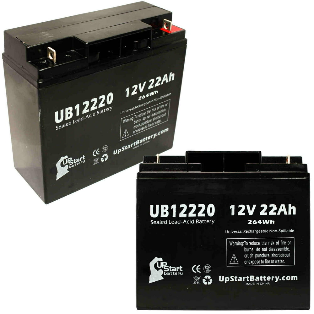 2x Pack Rascal 320 PC Battery Replacement UB12220 Universal Sealed