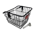thumbnail image 4 of Cesta trasera para bicicleta,Cesta Trasera Bicicleta Espesar Desmontable Negro,Cesta portabicicletas trasera con reflector para bicicletas,Decoración de contenedor de soporte de cesta de, 4 of 9
