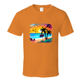 thumbnail image 1 of Gorgeous Tropical Beach Sunset Tee Novelty Tropical Tshirt Summertime Lover T Shirt, 1 of 1