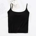 thumbnail image 2 of Kaemgyyd Womens Camisoles Tops with Built in Padded Bra Soft Basic Breathable Tank Shirt Ribbed Sleeveless Undershirt Sleepwear, 2 of 3