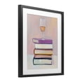 thumbnail image 2 of Stupell Industries Glam Books & Champagne Lifestyle Black Framed Print Under Glass, 17 x 21, by The Prints Vibe, 2 of 8