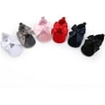 thumbnail image 4 of Infant Baby Girls Mary Jane Flats Non-Slip Rubber Sole Newborn Princess Dress Shoes Toddler First Walkers Sneaker Shoes, 4 of 6
