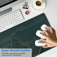 thumbnail image 4 of "Extended Gaming Mouse Pad Featuring Aesthetic Mountain Artwork: Large 31.5x11.8 Inch, Stable Rubber Base, Stitched Edges for Work, Game & Office", 4 of 7