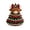 Cow Crochet Christmas Tree Kit#6, variant on DIY Crochet Christmas Tree Kit, Handmade Animal Christmas Tree Ornament Craft Kit, Holiday Crochet Supplies Set, Excellent Creative Project For Adult Crafters During Holiday Season(Fox)