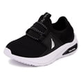thumbnail image 1 of Zapatillas deportivas sin cordones Nautica para niños pequeños, negras y blancas, 11, 1 of 6