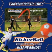 KickerBall Swerve Sports Soccer Ball, Orange