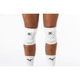 thumbnail image 4 of Mizuno LR6 Volleyball Kneepad, White, Medium, 4 of 4