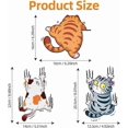 thumbnail image 2 of Scratch Cat Vinyl Car Sticker, 3D Cartoon Animal Cat Kitten Sticker, Funny Car Window Sticker, Waterproof PVC Cat Sticker, 2 of 4