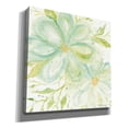 thumbnail image 2 of Epic Graffiti 'Teal Big Blooms' by Cindy Jacobs, Canvas Wall Art, 18"x18", 2 of 2