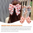 thumbnail image 5 of Large Bande de Cheveux Noeud Papillon Réglable Extensible Coeur Multicolore Snag Libre Cheveux Corde Bobby Broches Scrunchies pour les Filles de Style Cadeau Heart, 5 of 5
