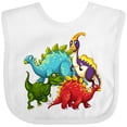 thumbnail image 3 of Inktastic Cute Dinosaurs Boys or Girls Baby Bib, 3 of 4
