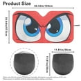 thumbnail image 5 of KUIFORTI Extra Large Windshield Sun Shade Angry Eyes Car Shades for Front Windows Fun Sun Visor for Car, SUV, Truck, Van, Blocks Heat and Sun, Foldable Sun Shield That Keeps Your Vehicle Cool, 5 of 5