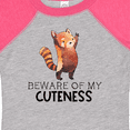 thumbnail image 4 of Inktastic Beware of My Cuteness Cute Red Panda Boys or Girls Baby Bodysuit, 4 of 5