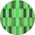 thumbnail image 1 of Ahgly Company Machine Washable Indoor Round Transitional Forest Green Area Rugs, 4' Round, 1 of 7