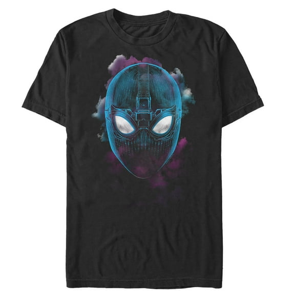 Men's Marvel Spider-Man: Far From Home Smokey Mask Graphic Tee Black Small