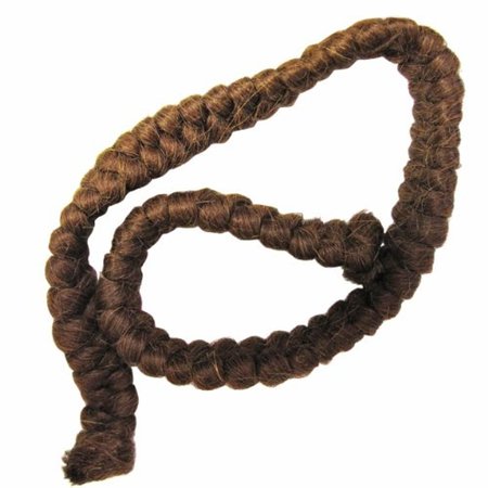 Mehron Crepe Hair 12-inch Braid (Medium Brown) (Best Hair To Use For Braids)