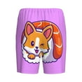 thumbnail image 5 of Fotbe Corgi In Sushi Roll Pajama Shorts for Men, Men's Pajama Bottoms, Sleepwear,Short Pajama Pants-XX-Large, 5 of 9