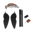thumbnail image 3 of Dove Decoy Fake Bird Hunting Black Realistic Hunting Decoy Creative Garden, 3 of 8