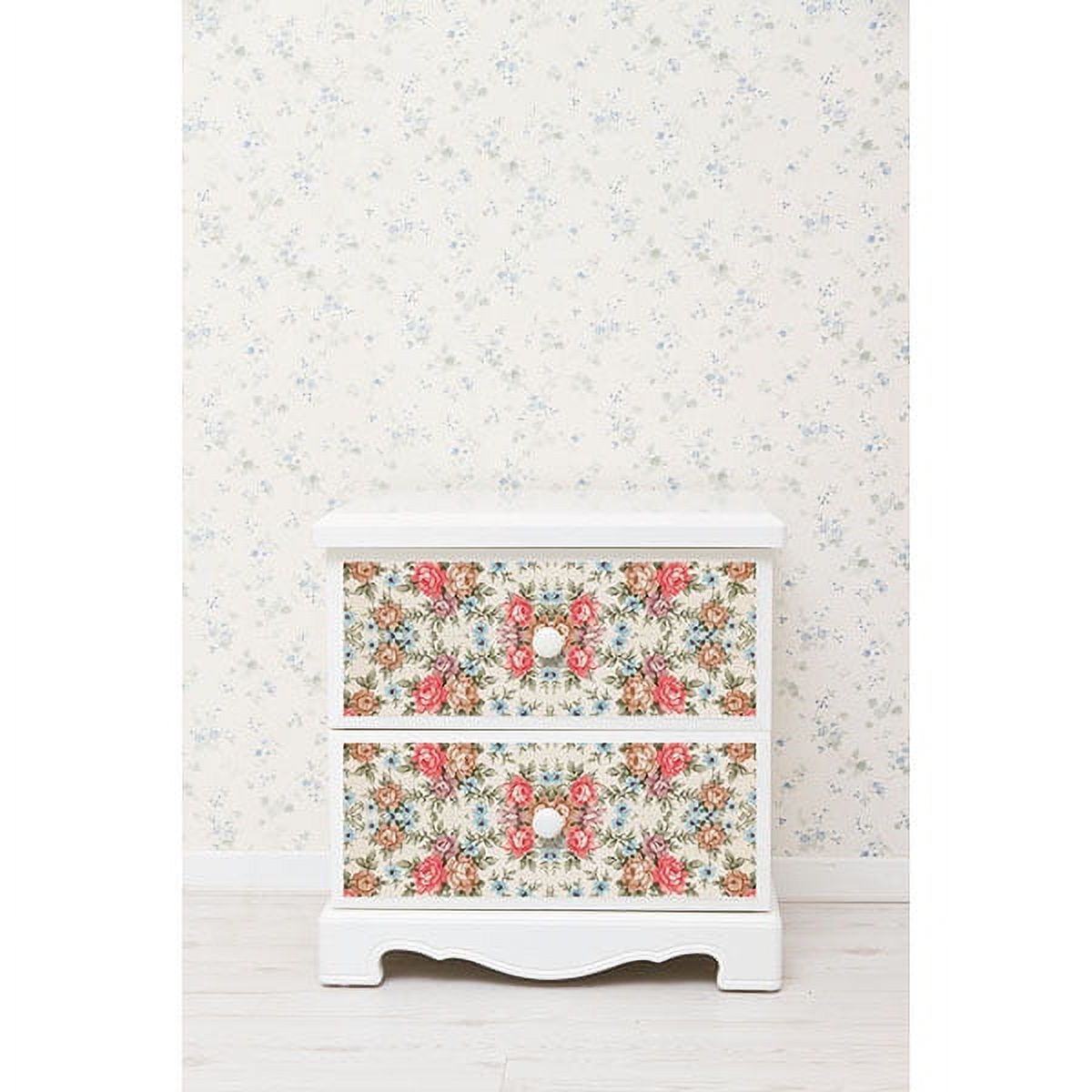 Fablon Romance Floral Adhesive Film Set of 2