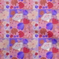 thumbnail image 1 of oneOone Georgette Viscose Pink Fabric Asian Floral Craft Projects Decor Fabric Printed By The Yard 42 Inch Wide, 1 of 4