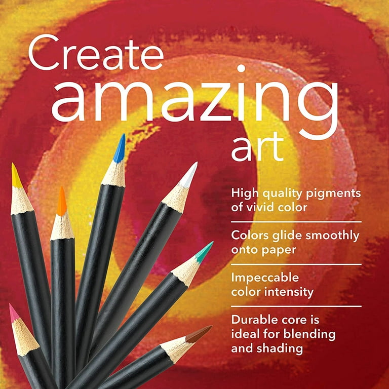 Castle Art Supplies Kandinsky Themed 24 Colored Pencil Set in Tin Box 