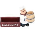 thumbnail image 2 of Chef Figurine, Environmentally Friendly Resin Materials Tabletop Decoration, Perfect Decoration Rustic Retro Style Home Woman For Chef Restaurant, 2 of 8