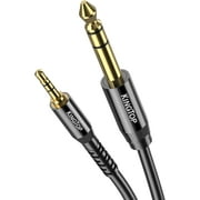 KINGTOP 1/4 to 1/8 Audio Cable, Stereo TRS 3.5mm to 1/4 Cable, Male to Male 1/4 to 3.5mm Cable Cord for Home Theater