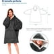 thumbnail image 4 of Sudadera Cobija Bluelander con Capucha, Manta Térmica, Unitalla, Gris Oscuro Bluelander NA, 4 of 4