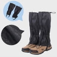 thumbnail image 4 of Prevent Rain Entry Leg Gaiters, Ergonomic Design Waterproof Gaiters for Outdoor Activities, 4 of 8