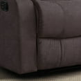 thumbnail image 3 of Relax-a-Lounger Warren Standard Push Back Recliner, Chocolate Brown Microfiber, 3 of 9