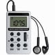 thumbnail image 1 of Mini Portable Stereo Radio, Rechargeable Pocket Radio DSP AM FM 2-Band Stereo Digital Receiver with Earphones, 1 of 4