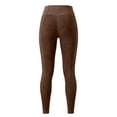 thumbnail image 5 of High Waisted Leggings for Women Solid Color High Waist Abdomen Raising Hip Shaping Naked Tight Elastic Fitness Running Yoga Pants. Thermal Running Workout, 5 of 5