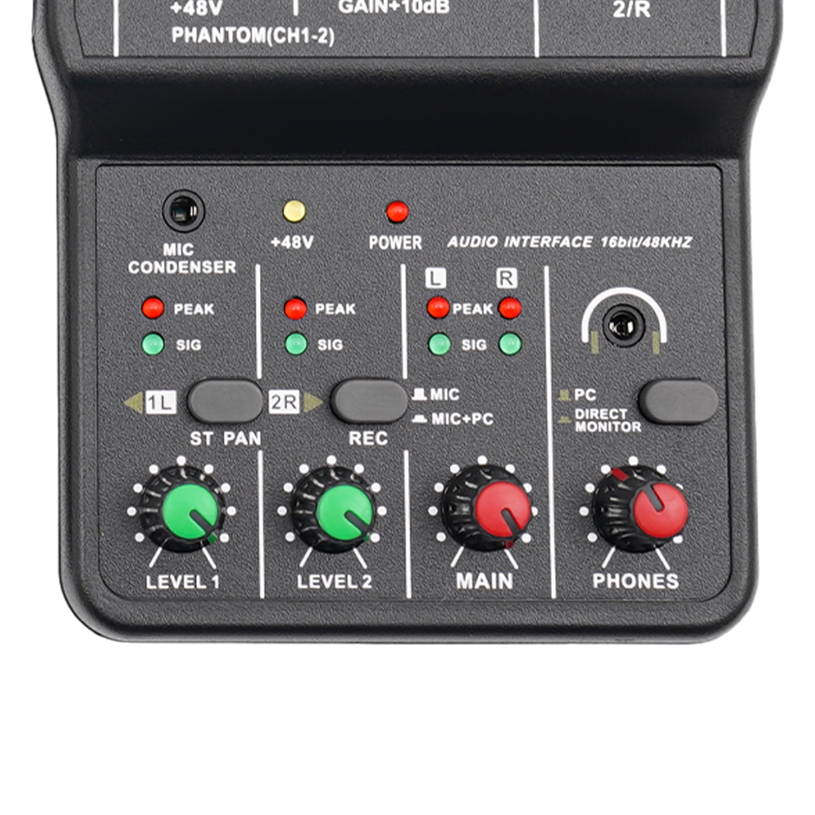 2-Channel Professional Audio DJ Mixer Console DJ Controller Sound Mixer