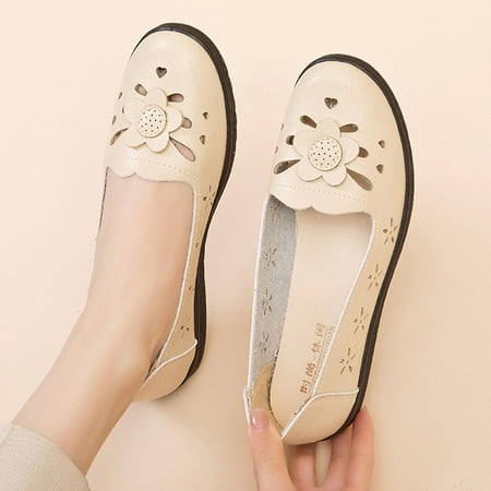 

Josdec Womens Shoes Clearance Shoes Slip-On Comfort Comfortable For Walking Flat Shoes