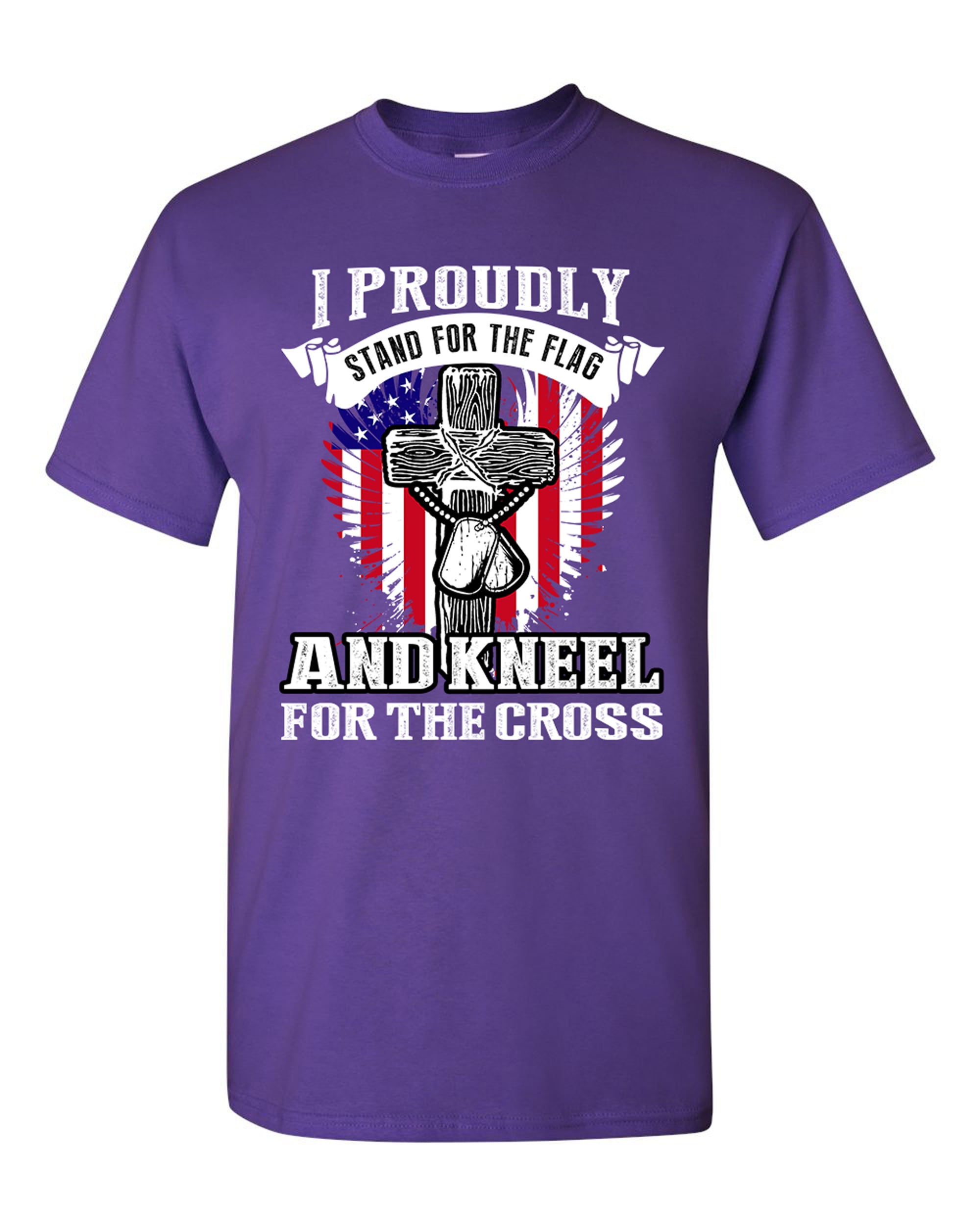 I Proudly Stand For The Flag And Kneel For The Cross DT Sweatshirt Hoodie 