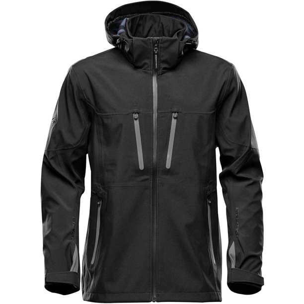 Stormtech - Chaqueta Softshell con Capucha Patrol para Hombre (Negro/Carbón) Stormtech UTPC4500_blackcarbon
