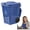 Blue, variant on Trashcan Ceramics Mug,Recycling Bin Coffee Mug with Lid,Multi-Purpose Trendy Garbage Bin Shape Drinkware for Birthday Parties Gifts, Decorative Water Cup