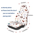 thumbnail image 3 of Pofeuu Farm Birds Goose Print Automotive Car Seat Covers Flat Cloth Full Set Seat Covers,Car Seat Covers front seats for Cars Trucks and SUVs, 3 of 5