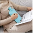thumbnail image 3 of Hot Water Bottle Hot Water Bottle Winter Hand Warmer Thick Rubber Heat Therapy Solid Color Hot Compress (Color : Pink 2000ml), 3 of 7