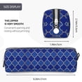 thumbnail image 3 of Honeii Blue Lantern Shapes Pattern Pencil Case, Pencil Pouch, Pencil Case Small, Pencil Pouch Aesthetic, PVC Pencil Pouch, Pencil Bag, Makeup Pouch, 3 of 7
