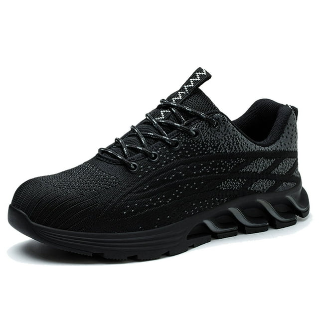 Men's Sneakers Indestructible Comfortable Steel Toe Walking Non- Shoes Composite Toe Durable Work Sneakers for