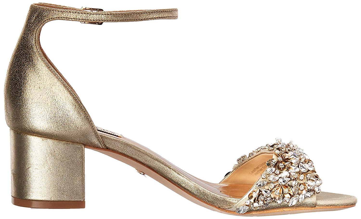 badgley mischka vega crystal embellished sandal
