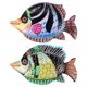 thumbnail image 1 of 2 unids jardín patio de pescado colgante decoración interior hierro arte de pared decoración de pescado HOMEMAXS 11260451-MX, 1 of 6